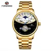 Forsiner Automatic Mechanical Men Wristwatch Sport Horloge masculine Top Gold Steel Man Watch 81795418355