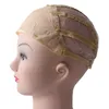 Half Lace Front Wig Cap for Making Wigs With Adjustable Strap And Hair Weaving Stretch Black Dome Caps For Wig5579419