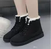 mais novo botas de neve de couro Inverno Mulheres Austrália clássico ajoelhar meio botas Ankle Boots Cinza Preto Castanho Bege Fúcsia das mulheres calçados das meninas