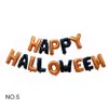 5 estilo feliz balões de halloween definir decorações de festa de halloween decorações encanto balão abóbora de abóbora gato tassels borlas festa suprimentos jk1909