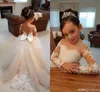 2020 Glitz Pageant Dresses for Little Girls Free Shipping Vestido De Daminha Infantil One Shoulder Flower Girl Dresses Ball Gown