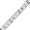 DC12V IP20 SMD 5050 RGB LED Strip Light White PCB 120leds/m Changeable Color Non-Waterproof Flexible Ribbon Fita