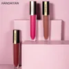 HANDAIYAN Matte Lipstick Pen Liquid Waterproof Red 12 Colors Lip Tint Long Lasting Lip Gloss Makeup Cosmetic