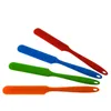 Long manche gel de silice spatule gâteau crème ustensiles de cuisson mélangeur cuisson pâte grattoir beurre couteau cuisine gâteaux outil de cuisson 4 couleurs T3I5696