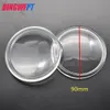 2x Ronde Diameter 90mm Mistlampen Lampen geel Antifog Glas Gehard Glas Voor Nissan Pathfinder Qashqai Armada Pixo D40 Pickup1088968