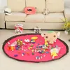 Baby Play Mat Storage Väskor Lyxiga leksaker Arrangör Spelar Mats Portable Leksaker Blanket Rug Boxes Organizer Julklapp 10st