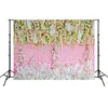 3D Rose Backdrop Cloth Wedding Party Decoration Bakgrund Fotografi Props simulerade tyg för bröllopsfoto Studio HHA1044