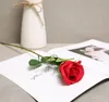 Seta rosa rossa Rose artificiali Fiori bianchi Bocciolo Fiori finti per la casa Regalo di San Valentino Decorazione di nozze Decorazione per interni GD207