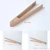 Trämmatklämmor Brödstångar Beech Wood Dessert Biscuits Clip Cake Tongs Multifunktion Matlagning Clip Home Bakeware Tool BC BH1577