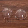 10 sztuk Big Christmas Decorations Ball Transparent Can Otwarte Plastikowe Boże Narodzenie Clear Bauble ornament prezent prezent prezent dostawy