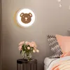 Simples moderno cabeceira lâmpada de parede LED de banda desenhada interior quarto principal lâmpadas minimalista corredor do patamar de parede TV lâmpadas decoração moderna