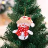 Weihnachtsdekorationen 1PC Frohe Ornamente Geschenk Weihnachtsmann Schneemann Glocke Spielzeug hängender Anhänger für Zuhause1