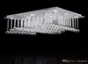 Современный хрустальный потолочный светильник, прямоугольная волна, кристаллы, люстра, светильники для поверхностного монтажа Loyer GU101554