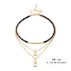 Boho Shell Necklace Shell Multilayer Wrap Choker Choins Halsband Beach Jewelry for Women Will and Sandy