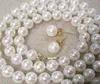 jewelry FREE 7-8MM White Akoya Cultured Pearl Necklace Earring