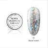 Glitter uv gel nagellack semi permanent hybrid lackar diamant glänsande blöt av nagel gel lack uv topprock för manikyr1906243