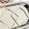 Metall Quadratische Creolen Für Frauen Mode Frauen Designer Schmuck Boho Geometrische Einfache Ohrringe Pendientes 5 CM GD5