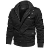 M-6XL LetsKeep hiver polaire blouson aviateur hommes badges armée militaire vestes manteau hommes parkas tactiques vêtements d'extérieur grande taille, MA498