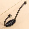 5 PCS Vintage Bronze Wall Hook Wall hooks Hanger For Keys Hat Coat Hanging Hooks Decorative