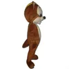 2018 Discount usine vente chaude un costume de mascotte d'écureuil marron avec de grandes dents pour adulte à porter