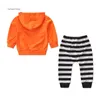 Baby Boy Cartoon Suit Toddler Baby Halloween Abbigliamento a tema per bambini Big Eye Stampato Pantaloni con cappuccio a maniche lunghe Set 062282148