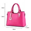 HBP Handbags Purses Women Totes Bag Crocodile Pattern PU Leather Woman Crossbody Shoulder Bags RoseRed