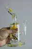 Leuke Bee Glazen Bong Beaker Waterpijpen Douchekop Dab Rig oliebrander met 14mm Kom voor Roken Chicha