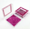 3D Mink Eyelash Diamond Package Boxes False Eyelashes Square Packaging Empty Eyelash Box Case Lashes Box Packaging SN4445