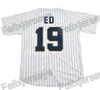 19 ED Good Burger Kel Baseball Jersey Movie Jerseys Mannen Alle gestikte Honkbal Jerseys Gratis Verzending Wit Kleur