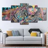 HD stampato 5 pezzi su tela stile acrilico pittura Dream Catcher immagini a parete per soggiorno moderno7274740