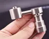 4IN1 14mm18mm ذكر أنثى السجق التيتانيوم الأظافر سيليكا SIDE ARM DOMELESS TITANIUM الأظافر لتدخين بونغ منصة للنفط المياه