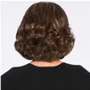 Short Curly Wig Hair Synthetic Natural Loose Wave Hair Factory Supply Wholesale