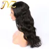 Peruvien Body Wave 360 Perruques en dentelle avec cheveux bébé 130 150 180 Haute densité non traitée vierge à cheveux humains Lace Fern