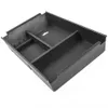 Accessories Center Console Organizer Insert ABS Black Materials Tray Armrest Box Secondary Storage For Ford F150 20112014 Car Accessories