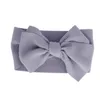 Kids Girl Turban Knot Headband Toddler Baby Girl Big Bow Knot HairBand Solid Headwear Head Wrap Hair Band Accessories new