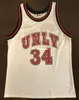 Cheap Rare Vintage UNLV Rebels Isaiah JR Rider #34 Vest Jersey Men XS-5XL.6XL shirt stitched basketball jerseys Retro NCAA
