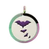 Charme roestvrij staal parfum bat patroon ketting accessoires aromatherapy holle hanger