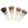 Healthy_Cigarette G042 Smoking Pipe Bowls Wig Wag Glass Bowl 14mm 18mm Male Joint For Water Perc Dab Rig Bong Tool