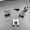 2019 Nowy S925 Początkowy alfabet litera A-Z DIY Loose Bead Pasuje do wisiorek Charms Silver 925 Oryginalna bransoletka dla kobiet Akcesoria biżuteria