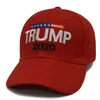 6スタイルトランプ2020帽子スポーツ帽子3D刺繍調整可能野球キャップ屋外夏のビーチ帽子ZZA2117