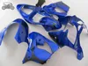 Hoge Kwaliteit Chinese Verkortingen voor Kawasaki Ninja 2000 2001 ZX9R ABS Plastic Zwarte vlammen Blauwe Motorfiets Fairing Kits ZX-9R 00 01 ZX 9R