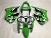 Kit de corps de carénage d'injection pour Kawasaki Ninja ZX6R 636 00 01 02 ZX 6R 2000 2001 2002 ABS Green carénages Bodywork + Cadeaux GS16