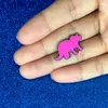 Tecknad emalj liten dinosaurie brosch stift lapel pin badge mode smycken för barn kvinnor will och sandy