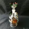 Round dish dragon water smoke pot , Wholesale Glass Bongs Accessories, Pipe Smoking,