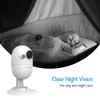 BOSMA CapsuleCam S Audio bidirectionnel/Vision nocturne/Alertes sonores/Détection de mouvement/Service Cloud/Compatible avec iOS/Android Smart WiFi B