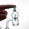 Spin Bead Glass Carb Cap Fit OD: 25mm Quartz Banger Nail Bowl Vetro Bong Dab Rig Oil Rigs Tubi d'acqua 1088