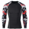 Running Jerseys S-4XL WARM HERRES TRACKSUT 2021 RASH GUARD TRÄNING Långärmad termisk stickad män