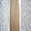 100 stuks Braziliaanse Virgin100G Remy Micro Beads Hair Extensions in Nano Ring Links Menselijk Haar Straight 9 Kleuren Blonde Europees Haar