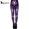 YOU039RE MY SECRET 3D Digital Printed Devil Satan Women Leggings For Fitness get Horn Hexagram Pants Elastic Workout Legin L9828586