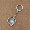 10st / partier Keychain Owl Alloy Charms Pendants Key RingTravel Protection DIY Tillbehör 37.8x47mm Hänge A-452F